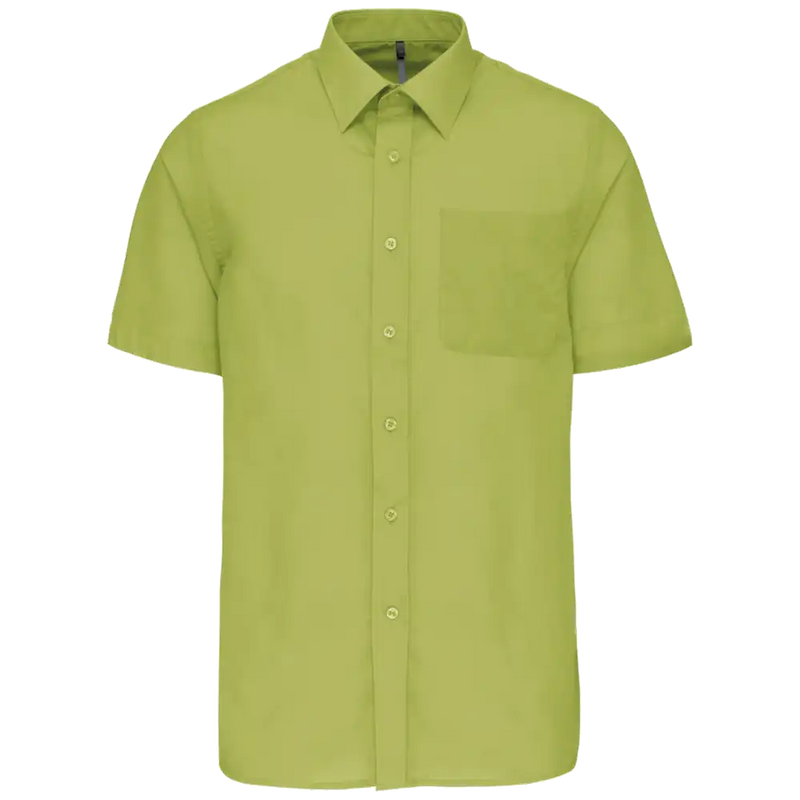 Kariban Men's Low-Care Polycotton Poplin Short Sleeve Shirt K551
