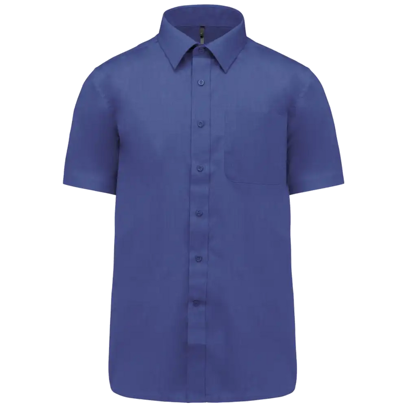 Kariban Men's Low-Care Polycotton Poplin Short Sleeve Shirt K551