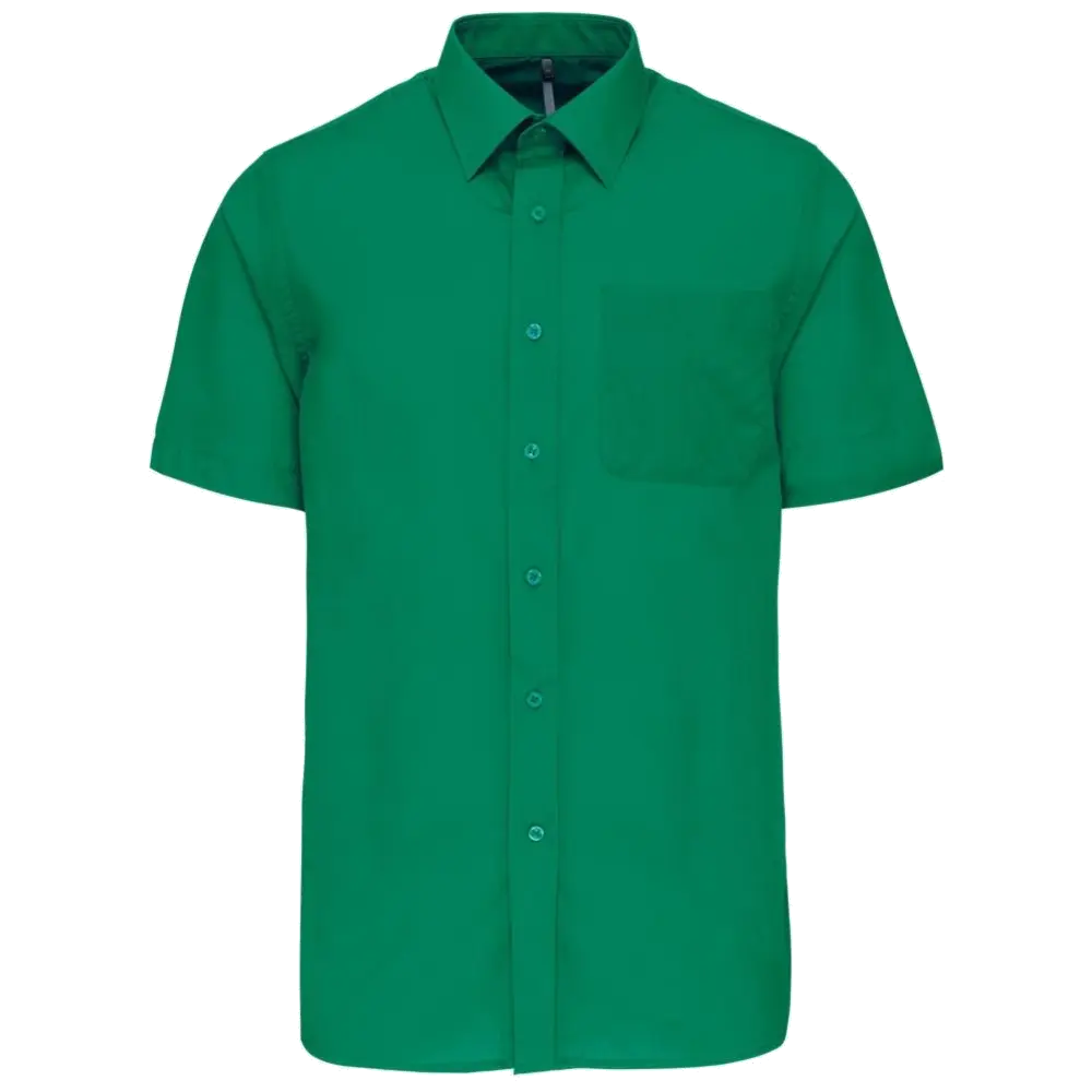Kariban Men's Low-Care Polycotton Poplin Short Sleeve Shirt K551