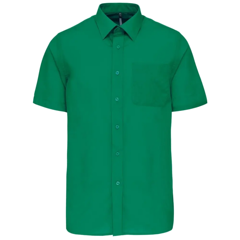 Kariban Men's Low-Care Polycotton Poplin Short Sleeve Shirt K551