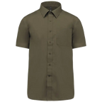 Kariban Men's Low-Care Polycotton Poplin Short Sleeve Shirt K551