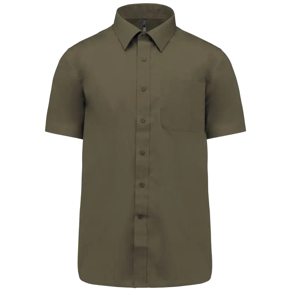 Kariban Men's Low-Care Polycotton Poplin Short Sleeve Shirt K551