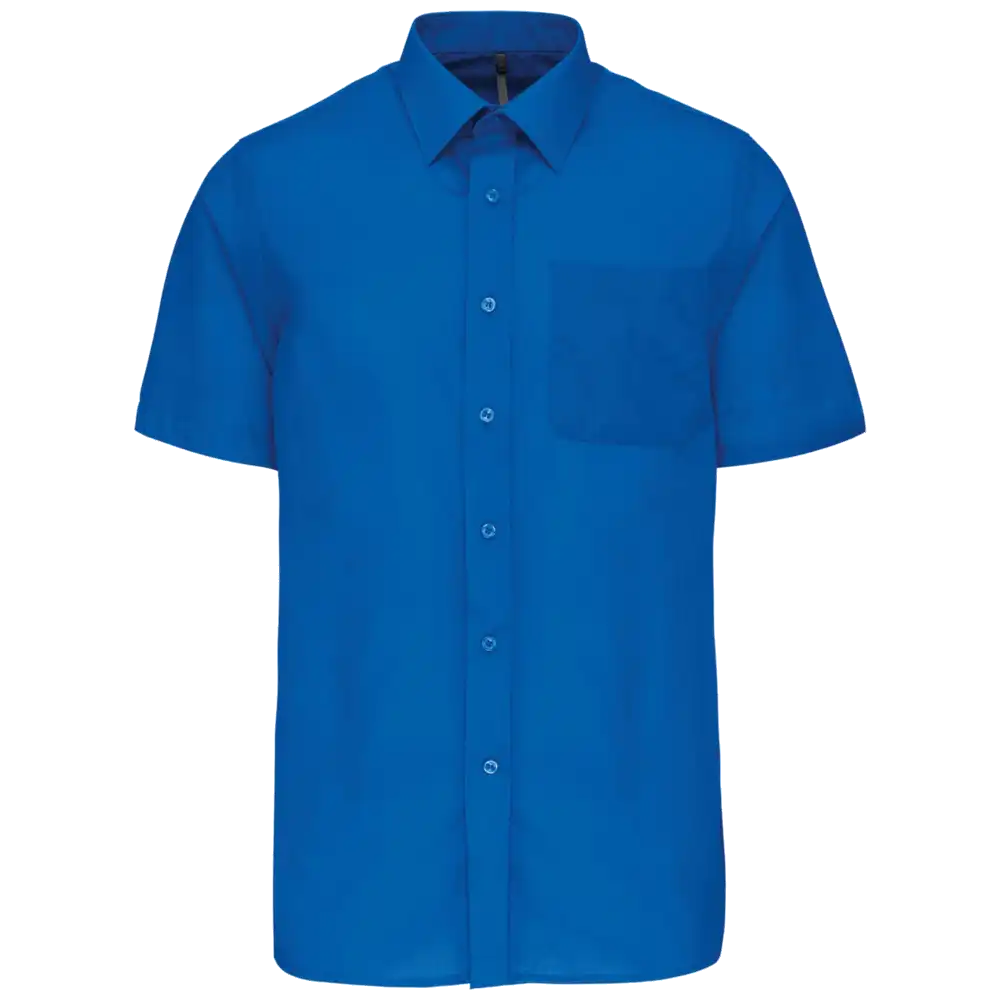 Kariban Men's Low-Care Polycotton Poplin Short Sleeve Shirt K551