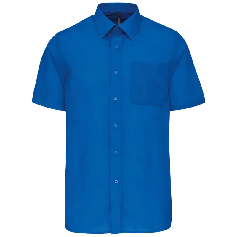 Kariban Men's Low-Care Polycotton Poplin Short Sleeve Shirt K551