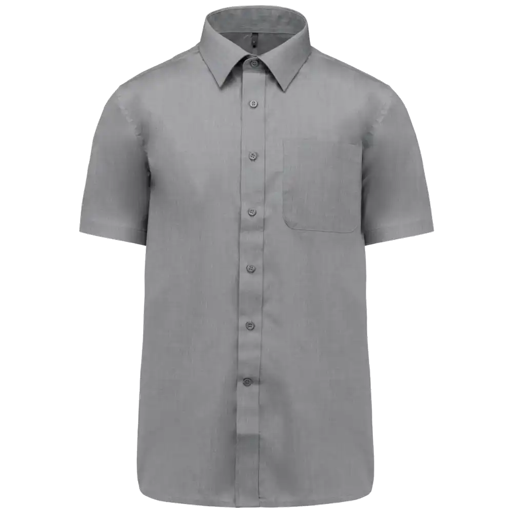 Kariban Men's Low-Care Polycotton Poplin Short Sleeve Shirt K551