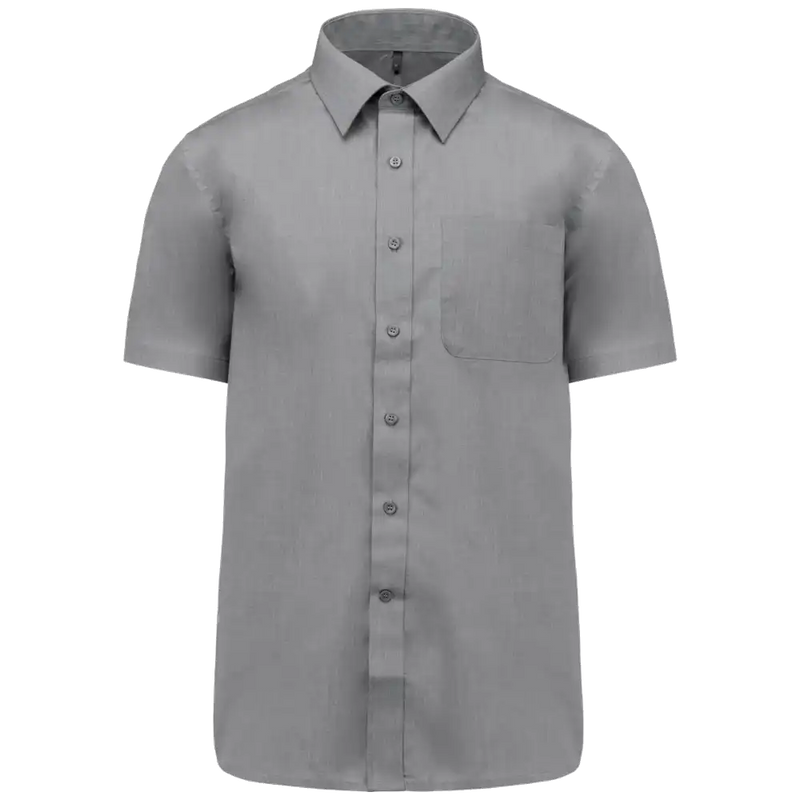 Kariban Men's Low-Care Polycotton Poplin Short Sleeve Shirt K551
