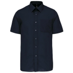 Kariban Men's Low-Care Polycotton Poplin Short Sleeve Shirt K551