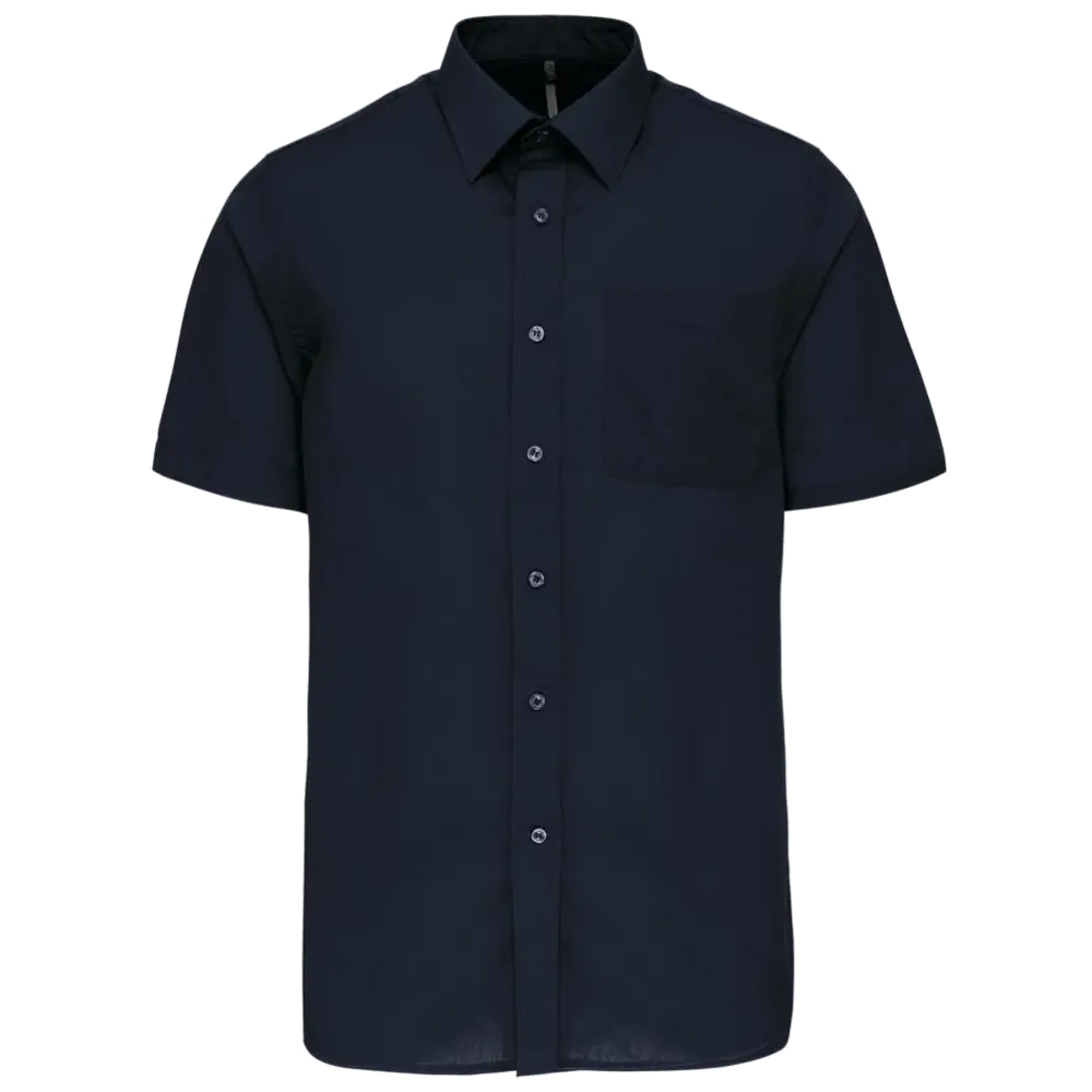 Kariban Men's Low-Care Polycotton Poplin Short Sleeve Shirt K551