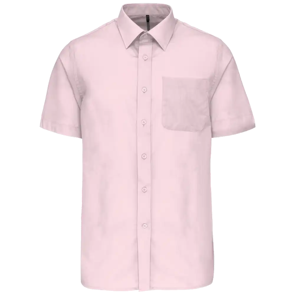 Kariban Men's Low-Care Polycotton Poplin Short Sleeve Shirt K551