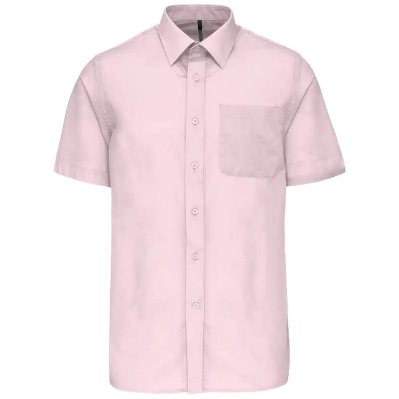 Kariban Men's Low-Care Polycotton Poplin Short Sleeve Shirt K551