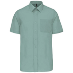 Kariban Men's Low-Care Polycotton Poplin Short Sleeve Shirt K551