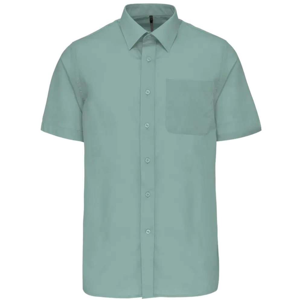 Kariban Men's Low-Care Polycotton Poplin Short Sleeve Shirt K551
