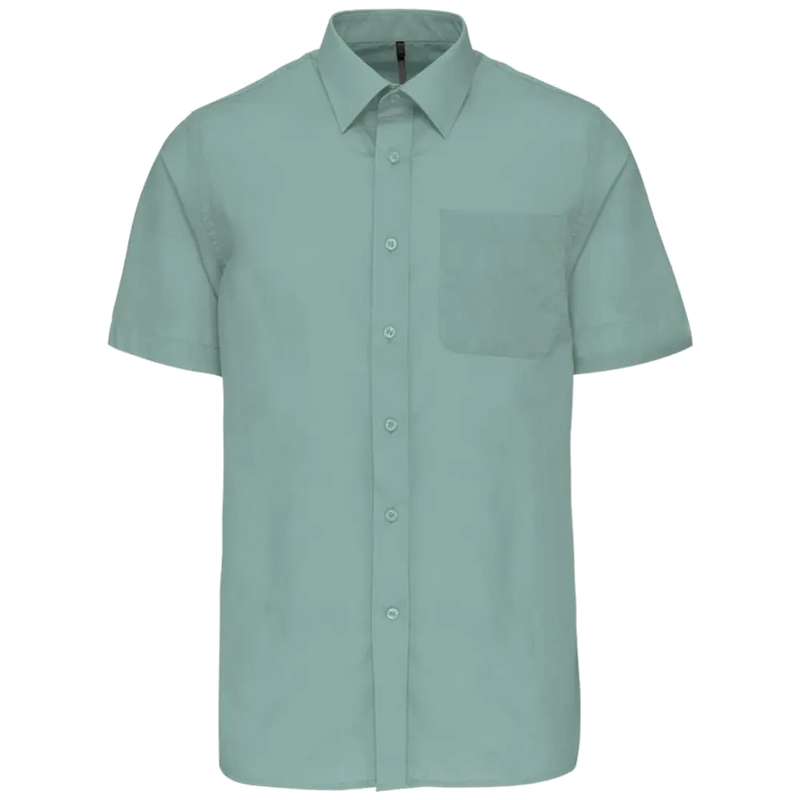 Kariban Men's Low-Care Polycotton Poplin Short Sleeve Shirt K551
