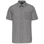 Kariban Men's Low-Care Polycotton Poplin Short Sleeve Shirt K551