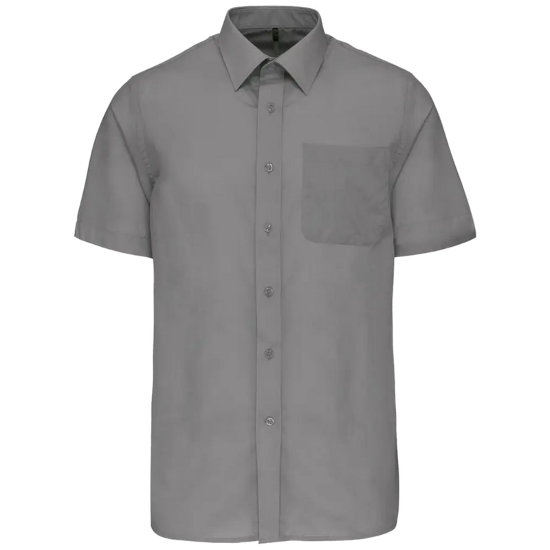 Kariban Men's Low-Care Polycotton Poplin Short Sleeve Shirt K551