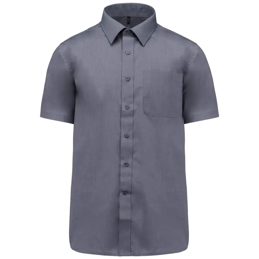 Kariban Men's Low-Care Polycotton Poplin Short Sleeve Shirt K551