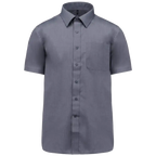 Kariban Men's Low-Care Polycotton Poplin Short Sleeve Shirt K551