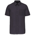 Kariban Men's Low-Care Polycotton Poplin Short Sleeve Shirt K551