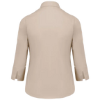 Kariban Damenbluse mit 3/4-Ärmeln aus benutzerfreundlichem Polycotton-Poplin K558