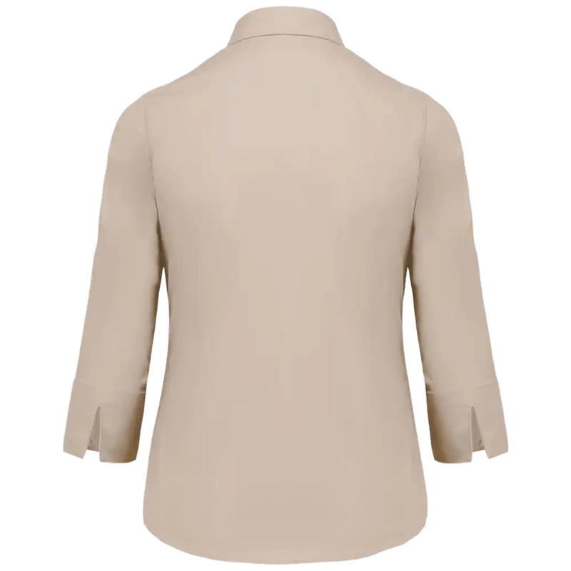 Kariban Blouse in onderhoudsvriendelijk polykatoen-popeline 3/4-mouwen dames K558