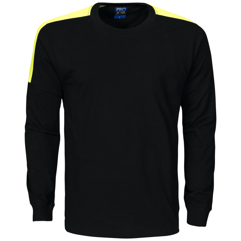 Projob Workwear 2020 T-Shirt Long Sleeves With Fluorescent Inserts 642020