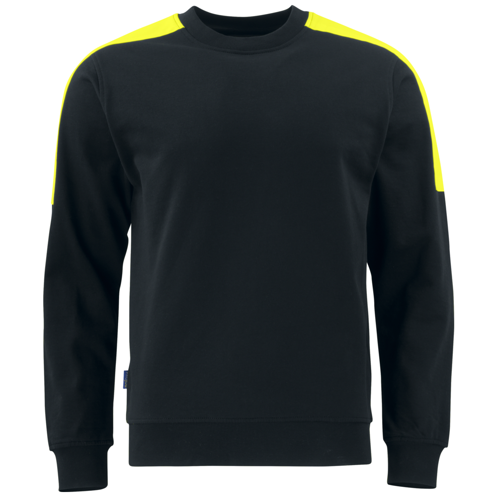 Projob Workwear 2125 Pullover rund um den Ausschnitt mit fluoreszierenden Einlagen 642125