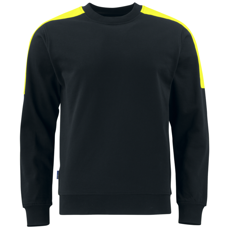 Projob Workwear 2125 Pullover rund um den Ausschnitt mit fluoreszierenden Einlagen 642125