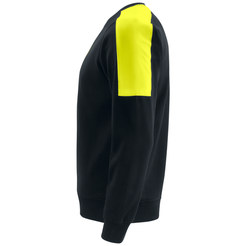 Projob Workwear 2125 Pullover rund um den Ausschnitt mit fluoreszierenden Einlagen 642125
