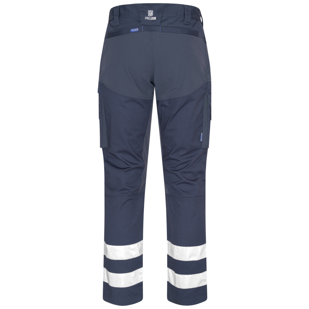 Projob Workwear 2509 Volledige Stretchbroek Met Kniezakken En Reflectiebanden 642509