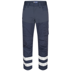 Projob Workwear 2509 Volledige Stretchbroek Met Kniezakken En Reflectiebanden 642509