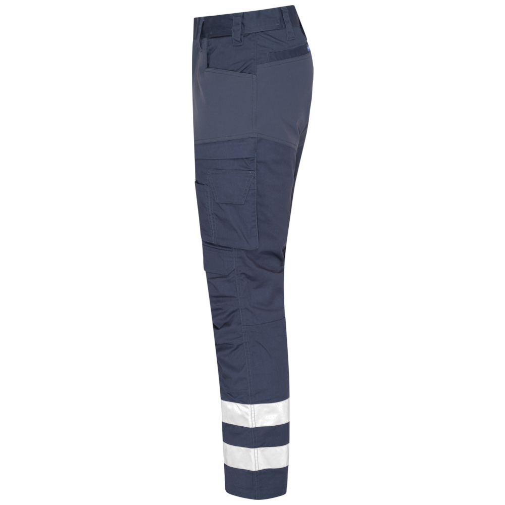 Projob Workwear 2509 Volledige Stretchbroek Met Kniezakken En Reflectiebanden 642509