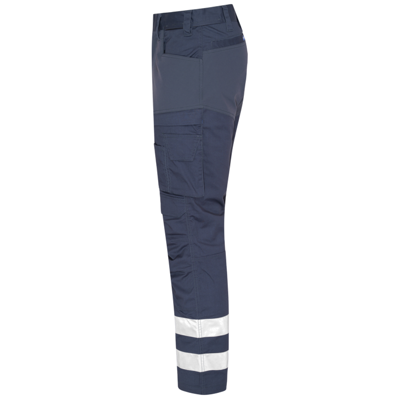 Projob Workwear 2509 Full Stretch Pants With Knee Pockets And Reflective Bands 642509