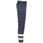 Projob Workwear 2509 Volledige Stretchbroek Met Kniezakken En Reflectiebanden 642509