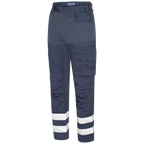 Projob Workwear 2509 Volledige Stretchbroek Met Kniezakken En Reflectiebanden 642509