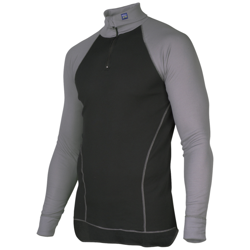 Projob Workwear 3103 Thermisch T-Shirt Lange Mouwen Met Korte Rits 643103