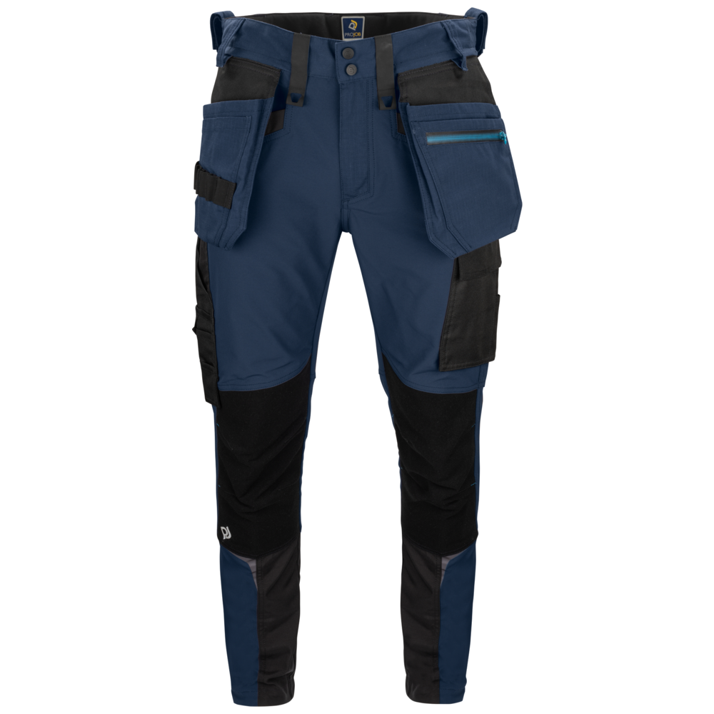 Projob Workwear 5550 Stretchhosen mit Knietaschen und Nageltaschen 645550