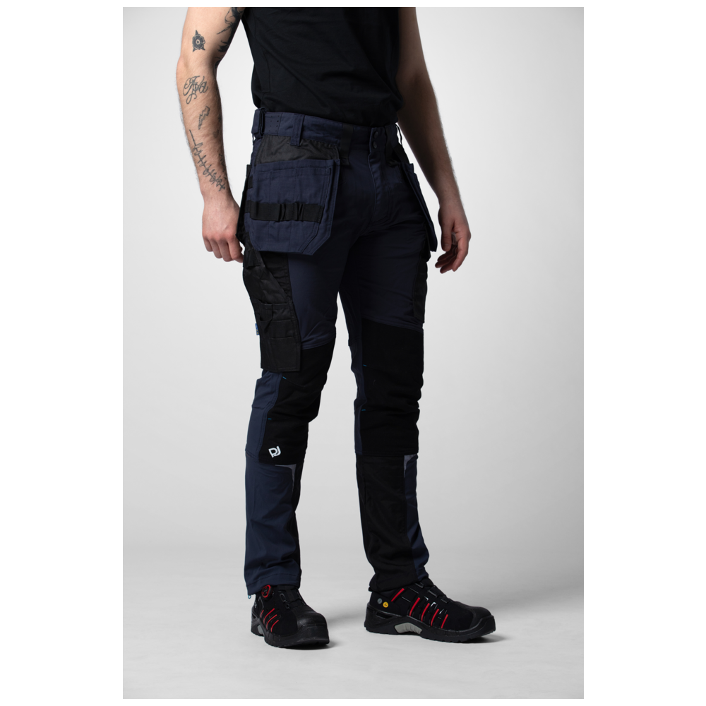 Projob Workwear 5550 Stretchhosen mit Knietaschen und Nageltaschen 645550