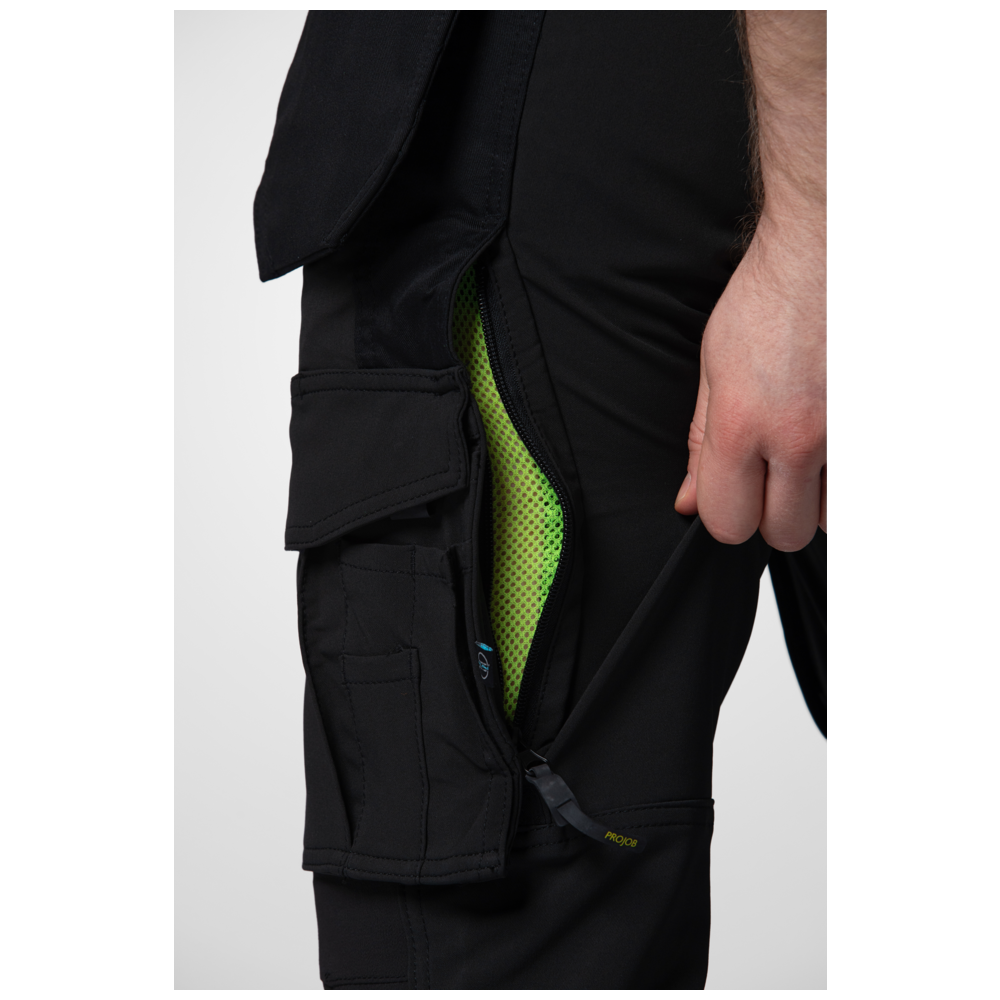 Projob Workwear 5559 Stretchbroek Met Kniezakken En Spijkerzakken, En 37,5 Technologie 645559