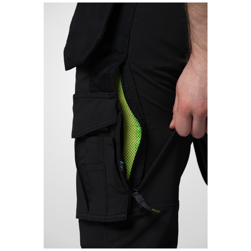Projob Workwear 5559 Stretchbroek Met Kniezakken En Spijkerzakken, En 37,5 Technologie 645559