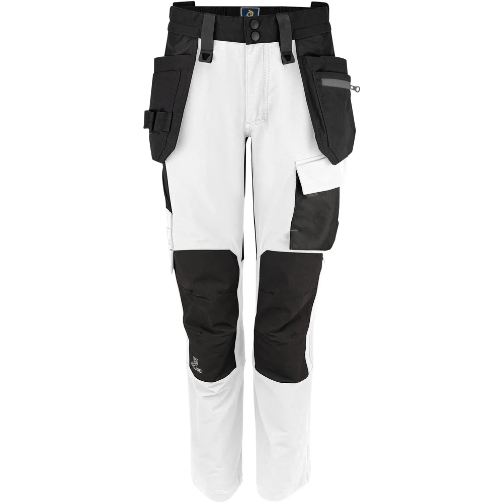 Projob Workwear 5564 Dames Stretchbroek Met Kniezakken En Spijkerzakken 645564