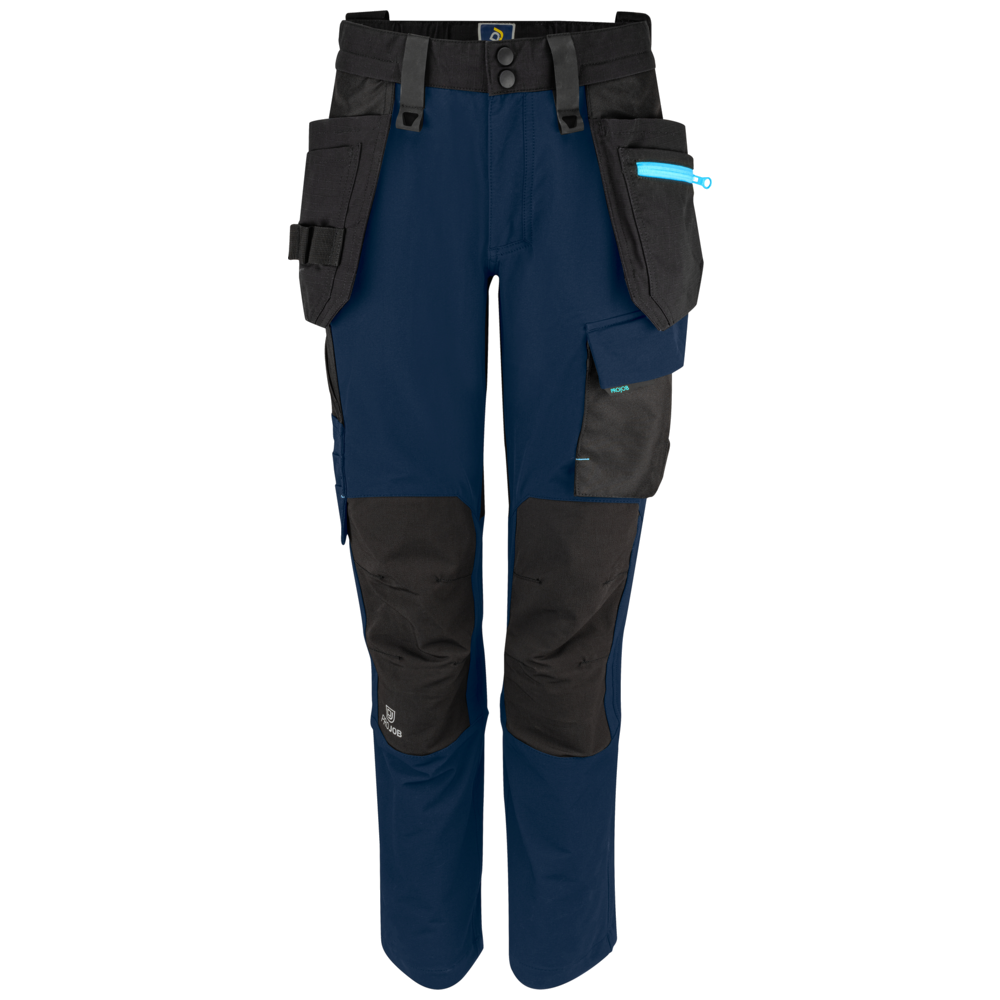 Projob Workwear 5564 Damen-Stretchhosen mit Knietaschen und Nageltaschen 645564