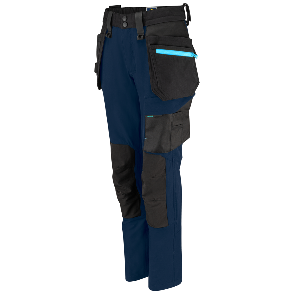 Projob Workwear 5564 Damen-Stretchhosen mit Knietaschen und Nageltaschen 645564