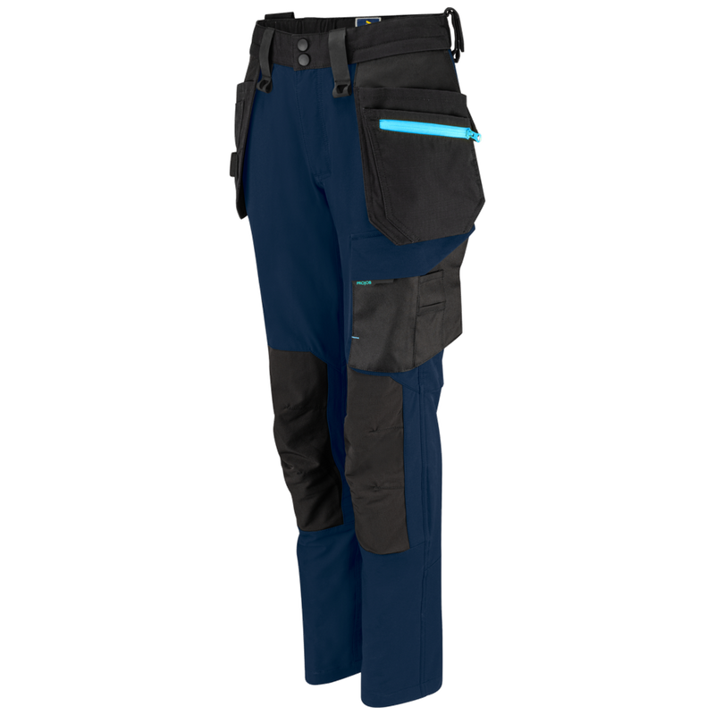 Projob Workwear 5564 Damen-Stretchhosen mit Knietaschen und Nageltaschen 645564