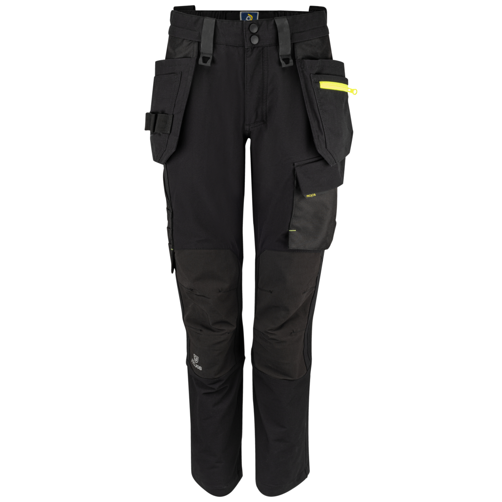 Projob Workwear 5564 Dames Stretchbroek Met Kniezakken En Spijkerzakken 645564
