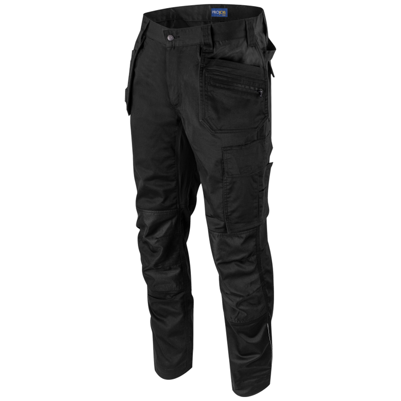 Projob Prio 5570 Stretchhosen mit Knietaschen und Nageltaschen 645570
