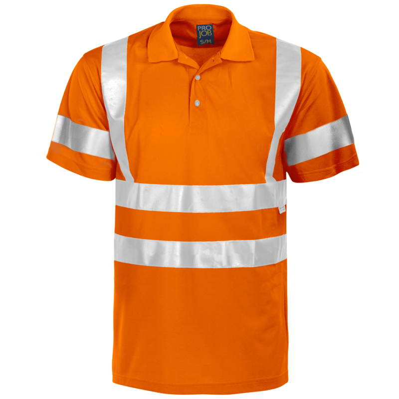 Projob Workwear 6011 Hi-vis polo shirt EN ISO 20471 Class 3 646011
