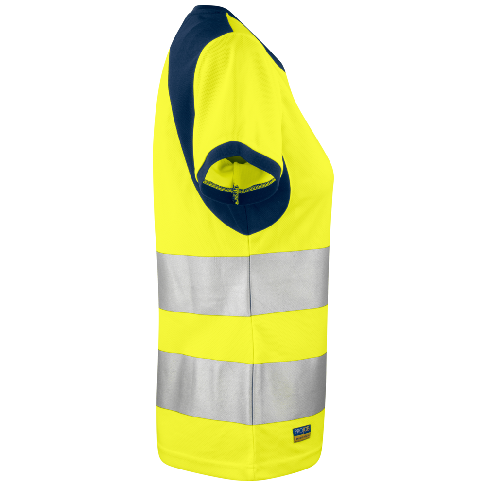Projob Workwear 6012 Hi-vis T-Shirt EN ISO 20471 Klasse 2 Frauen 646012
