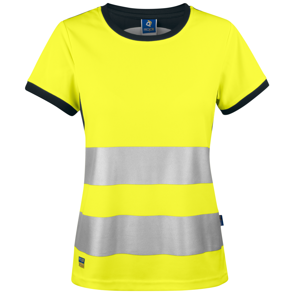 Projob Workwear 6012 Signalisatiet-Shirt EN ISO 20471 Klasse 2 Dames 646012