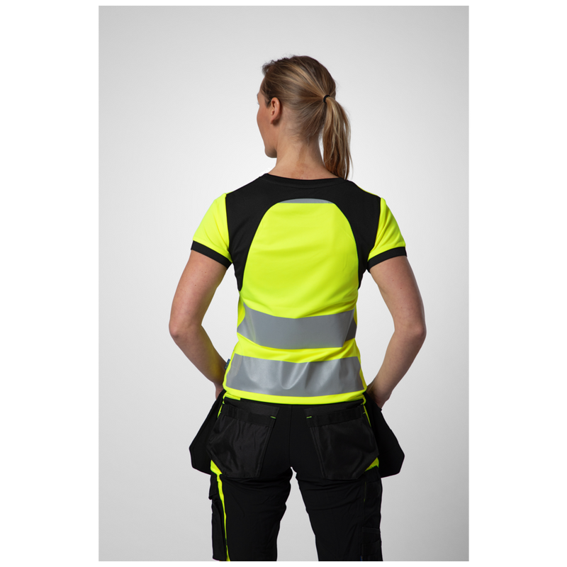 Projob Workwear 6012 Signalisatiet-Shirt EN ISO 20471 Klasse 2 Dames 646012