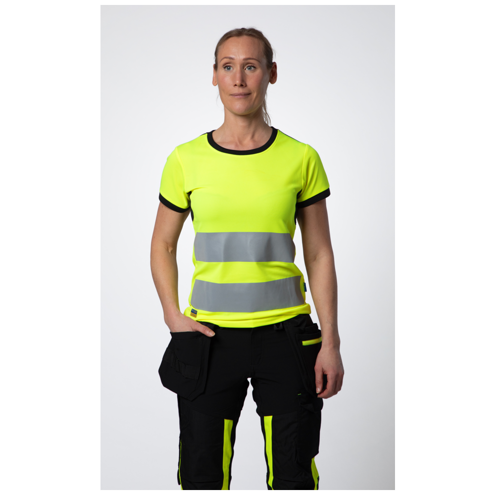 Projob Workwear 6012 Hi-vis T-Shirt EN ISO 20471 Klasse 2 Frauen 646012
